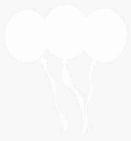 White Balloon Black Background, HD Png Download, Transparent PNG