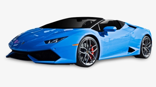 Lamborghini Huracan Blue Convertible, HD Png Download, Transparent PNG