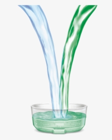 Solutions Being Poured Into Cup - Pouring Two Liquids Together, HD Png Download, Transparent PNG