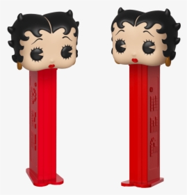 Betty Boop Classic Betty Pop Pez - Pop Pez Betty Boop, HD Png Download, Transparent PNG