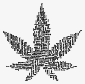 Medical Cannabis Hemp Joint Legality Of Cannabis - Black And White Cannabis Art, HD Png Download, Transparent PNG