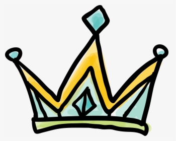Clipart Crown Doodle - Princess Crown Cartoon Png, Transparent Png, Transparent PNG
