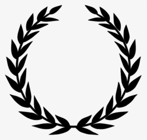 Laurel Drawing Crown - Wreath Black And White, HD Png Download, Transparent PNG