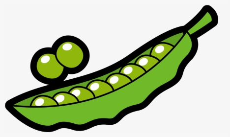 Snow Pea Vegetable Clip - Pea Clip Art, HD Png Download, Transparent PNG