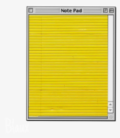 Transparent Yellow Notepad Clipart - Yellow Aesthetic Tumblr Png, Png Download, Transparent PNG