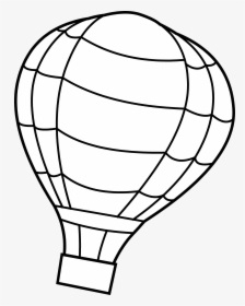 Colouring Page Of Hot Air Balloon, HD Png Download, Transparent PNG