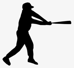 Pitcher Black And White - Clip Art Baseball Player, HD Png Download, Transparent PNG