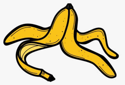 Transparent Background Banana Peel Cartoon, HD Png Download, Transparent PNG