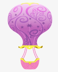 Clip Art Hot Air Balloon Vector - Hot Air Balloon Pony, HD Png Download, Transparent PNG
