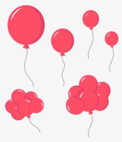 National Day Red Balloons Festive Png And Vector Image - Balloon Vector Png, Transparent Png, Transparent PNG