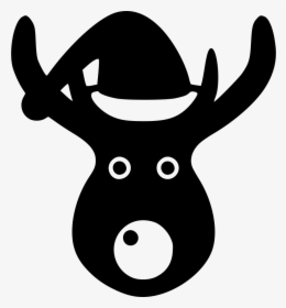 Christmas Deer Reindeer Winter Hat, HD Png Download, Transparent PNG