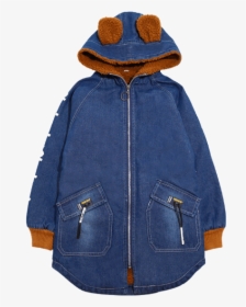 Unisex Winter Girls And Boys Bear Ears Hooded Trench - Hood, HD Png Download, Transparent PNG