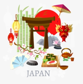 Japanese Clipart Culture Japanese - Japanese Culture Illustration, HD Png Download, Transparent PNG