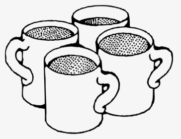 Cups Black And White, HD Png Download, Transparent PNG