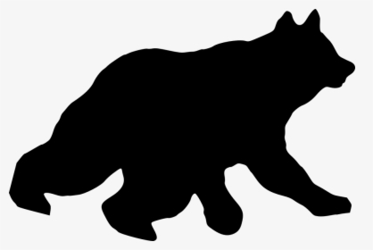 Bear, Stand, Silhouette, Black, Ears, Listen, Awareness - Silhouette De Masha Y El Oso, HD Png Download, Transparent PNG