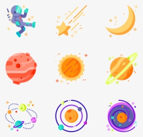 Planet Flat Icon, HD Png Download, Transparent PNG