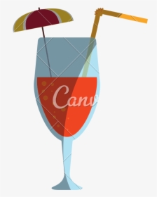 Clip Art Cocktail With Umbrella - Canva, HD Png Download, Transparent PNG