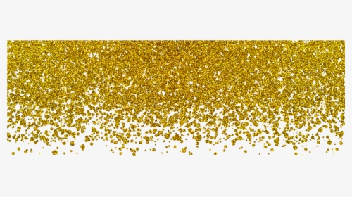 Transparent Gold Confetti Background Png - Transparent Background Gold Glitter, Png Download, Transparent PNG