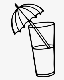 Simple Cocktail Drawing, HD Png Download, Transparent PNG