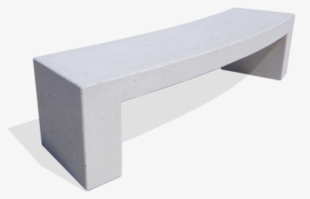Curved Bench In Travertine Effect Concrete For Urban - Bench, HD Png Download, Transparent PNG