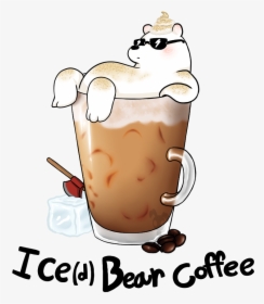 “ “ice Bear Makes A Delicious Drink - Ice Bear Drinking Coffee, HD Png Download, Transparent PNG