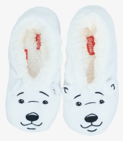 Coca Cola Polar Bear Women S Sleep Socks   Title Coca - Slipper, HD Png Download, Transparent PNG