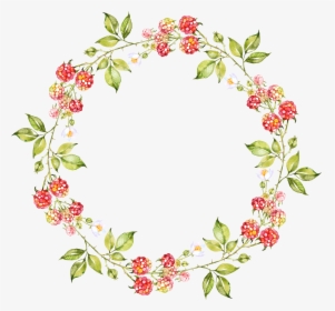 Oval Clipart Floral Wreath - Flower Wreath Png Transparent, Png Download, Transparent PNG