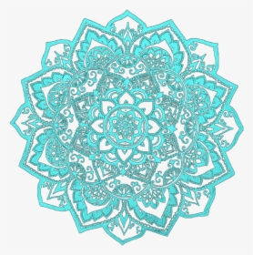 #ftestickers #pattern #lace #teal #blue - Transparent Background Lace Pattern, HD Png Download, Transparent PNG