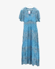 Blue Lace Dress, Maxi Blue Dress, Boutique Dress, Summer - Day Dress, HD Png Download, Transparent PNG