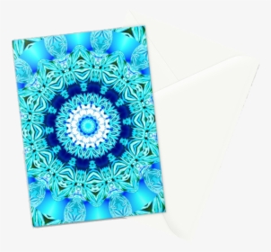 Blue Ice Glass Mandala, Abstract Aqua Lace - Sun Sand And A Drink In My Hand, HD Png Download, Transparent PNG