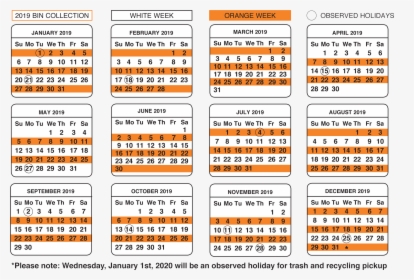Medford Trash Schedule 2019, HD Png Download, Transparent PNG