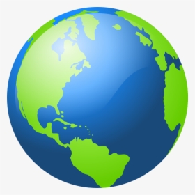 Globe, Earth, World, Map, Sphere, Spherical, Green - Clipart Globe, HD Png Download, Transparent PNG