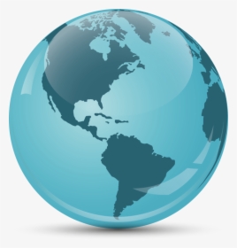 Globo Mundo Png Globe Vector - Estee Lauder North America Region, Transparent Png, Transparent PNG
