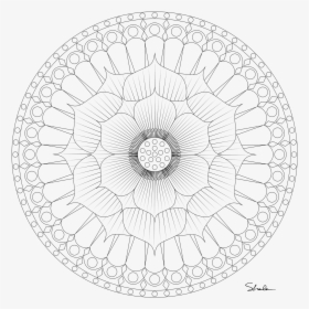Dibujos De Mandalas De Flores Para Pintar E Imprimir - Mandala Vorlagen Mandala Einfach Blumen, HD Png Download, Transparent PNG