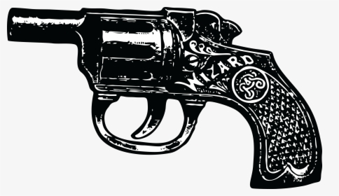 Free Clipart Of A Pistol - Gun Vintage Png, Transparent Png, Transparent PNG