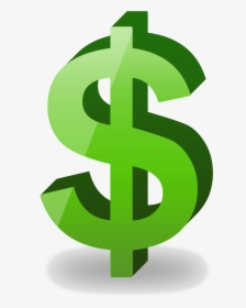 Money Sign Png - Green Transparent Dollar Sign, Png Download, Transparent PNG