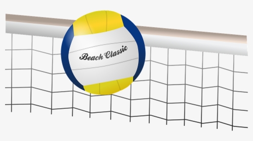 Volleyball, Beach Volleyball, Ball, Net, Game, Playing - Volleyball Ball And Net, HD Png Download, Transparent PNG