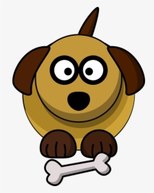 Dog, Pet, Bone, Sit, Brown, Cartoon, Wait, Play - Big Dog Clip Art, HD Png Download, Transparent PNG