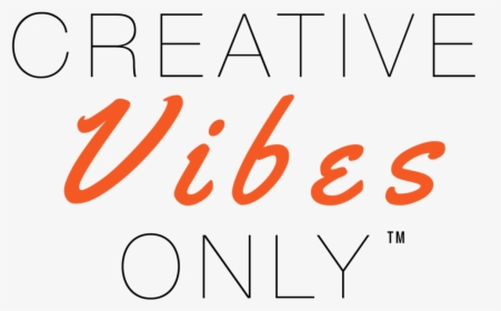 Black Creative Vibes Only Logo Vector - Oval, HD Png Download, Transparent PNG