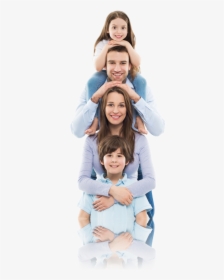 Family With Two Children, HD Png Download, Transparent PNG