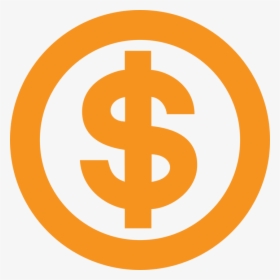 Dollar Sign Icon Orange, HD Png Download, Transparent PNG