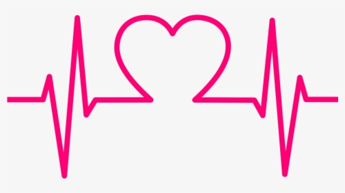 Png Heartbeat Line Transparent - Heart Rate, Png Download, Transparent PNG