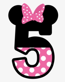 Minnie Mouse Number 5, HD Png Download, Transparent PNG