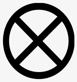 Circle Cross Png - Symbol For A Bulb, Transparent Png, Transparent PNG