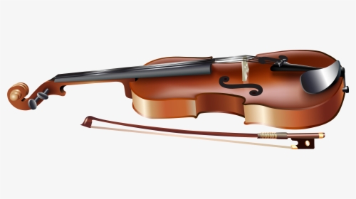Violin With Bow Png Clipart - Violin In Png, Transparent Png, Transparent PNG