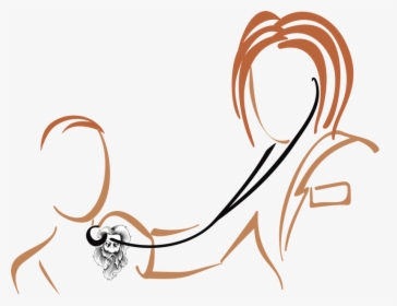 Transparent Female Doctor Clipart - Stethoscope Art, HD Png Download, Transparent PNG