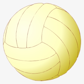 Free Vector Volley-ball Clip Art - Dibujo De Balon De Voleibol Lapiz, HD Png Download, Transparent PNG