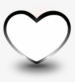 Heart Black White Line Art Valentine Coloring Book - Heart, HD Png Download, Transparent PNG