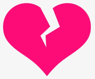 Hearts Png -broken Heart Clipart Images - Broken Heart Clipart Pink, Transparent Png, Transparent PNG