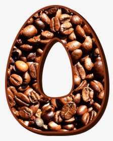 Coffee,commodity,food - Letter O Coffee Bean Png, Transparent Png, Transparent PNG